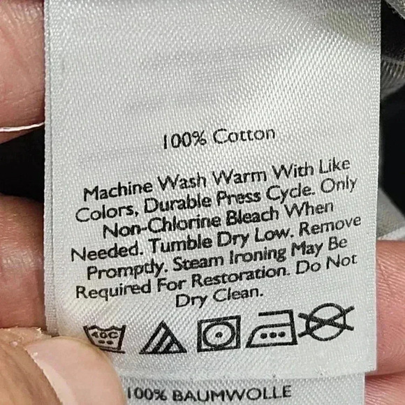 Eddie Bauer Men's S Gray Plaid Relaxed Fit Button Down Long Sleeve Shirt - Picture 5 of 7